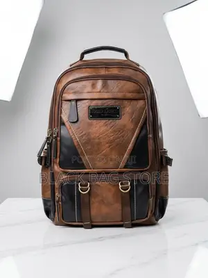 Designer Leather Backpack