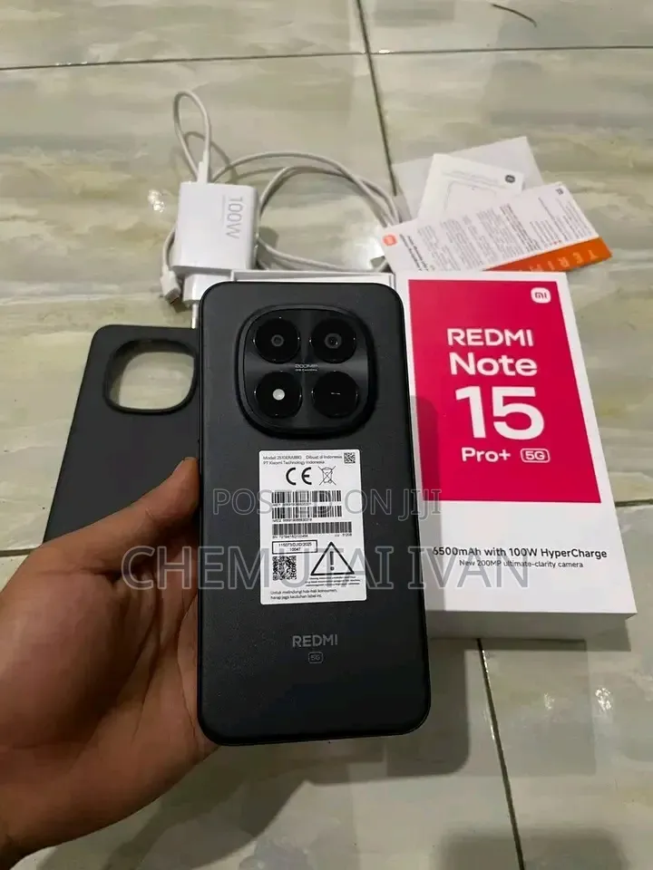 New Xiaomi Redmi Note 15 Pro+ 512 GB Black