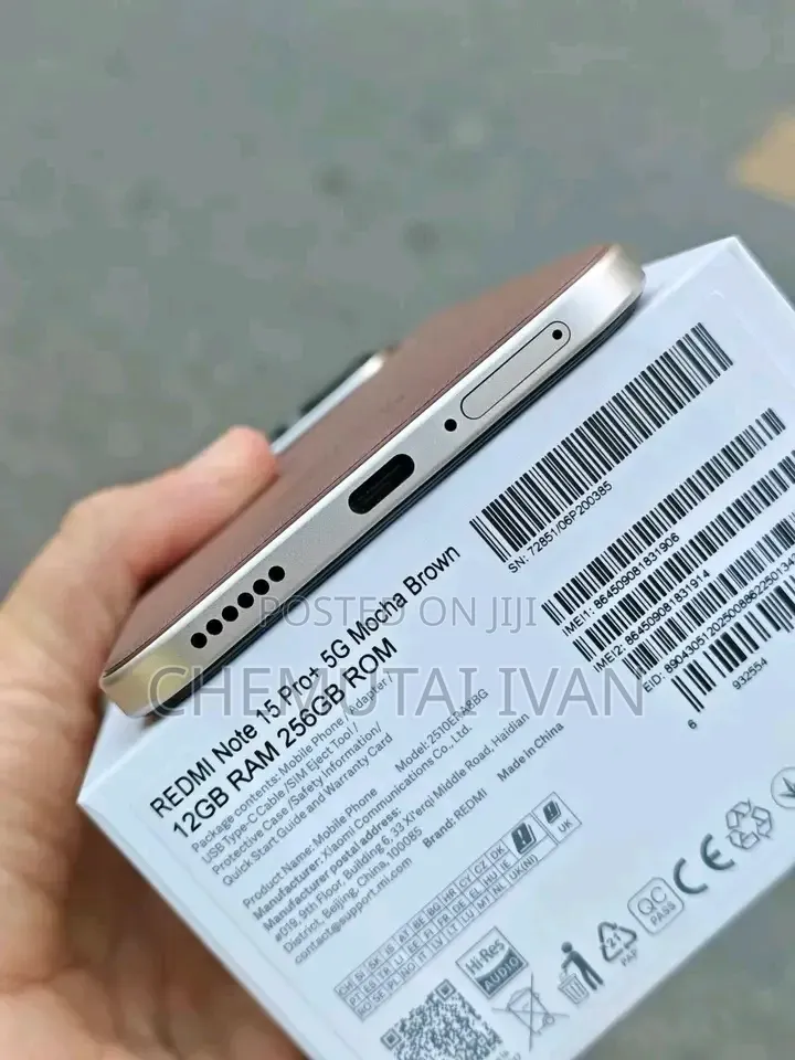 New Xiaomi Redmi Note 15 Pro+ 512 GB Rose Gold