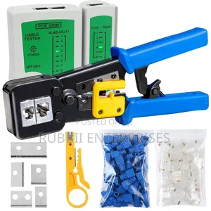 Heavy Duty Pass Through RJ45 RJ12 Network Cable Crimping Tool