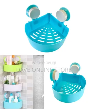 7 X 8 X 3 Inches Triangle Shelves Corner Shower Basket