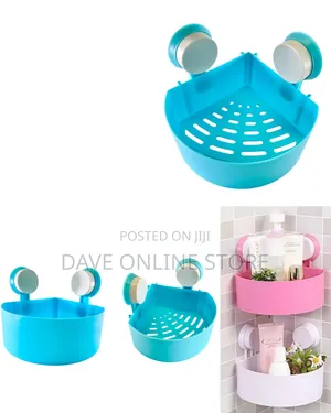 7 X 8 X 3 Inches Triangle Shelves Corner Shower Basket