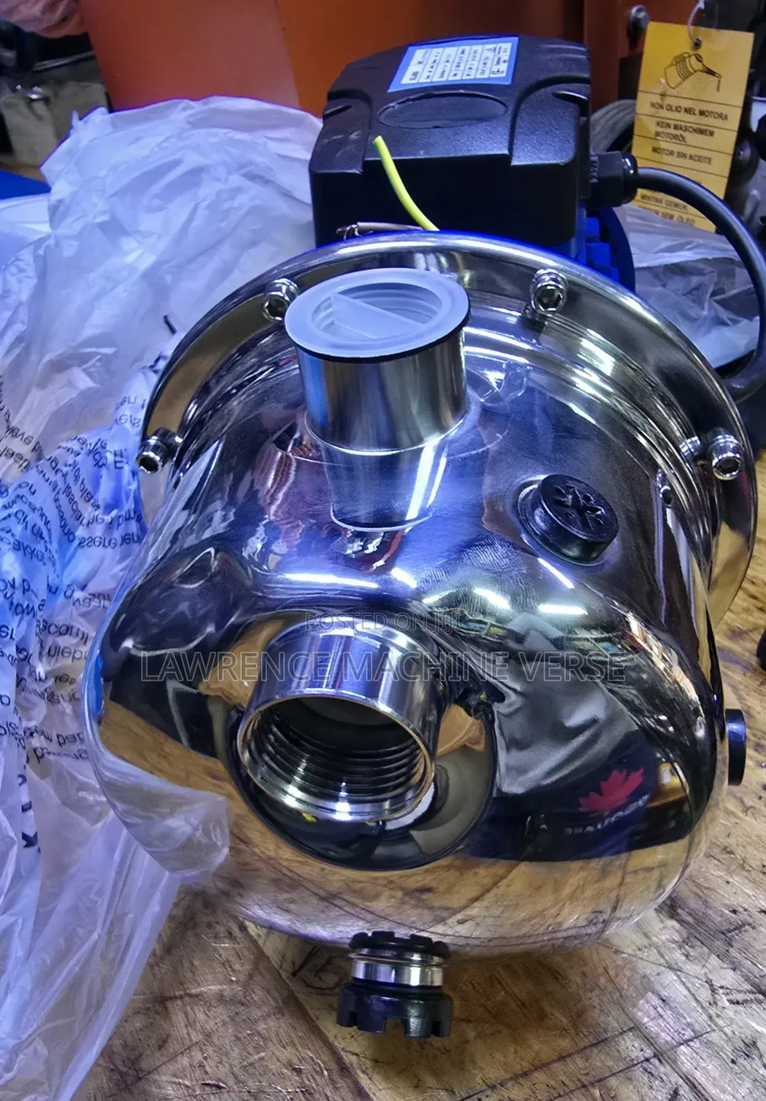 Stainless Steel Water Pump 1.1kw 1.5HP