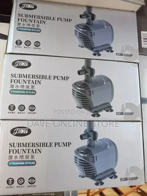 Jialu Submersible Pump Fountain (Model EQB-1000P)