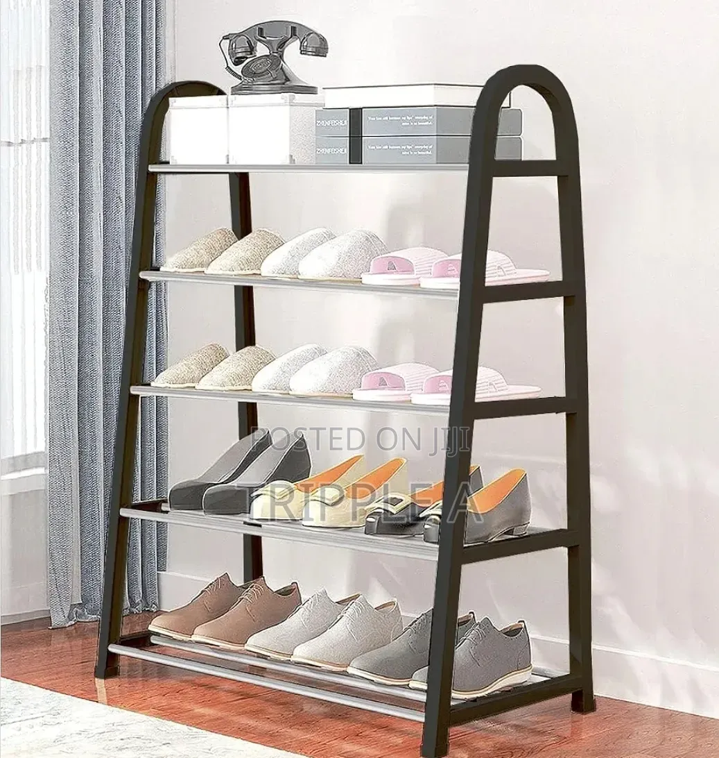 A Shape 5 Layer Shoe Rack