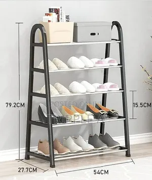A Shape 5 Layer Shoe Rack