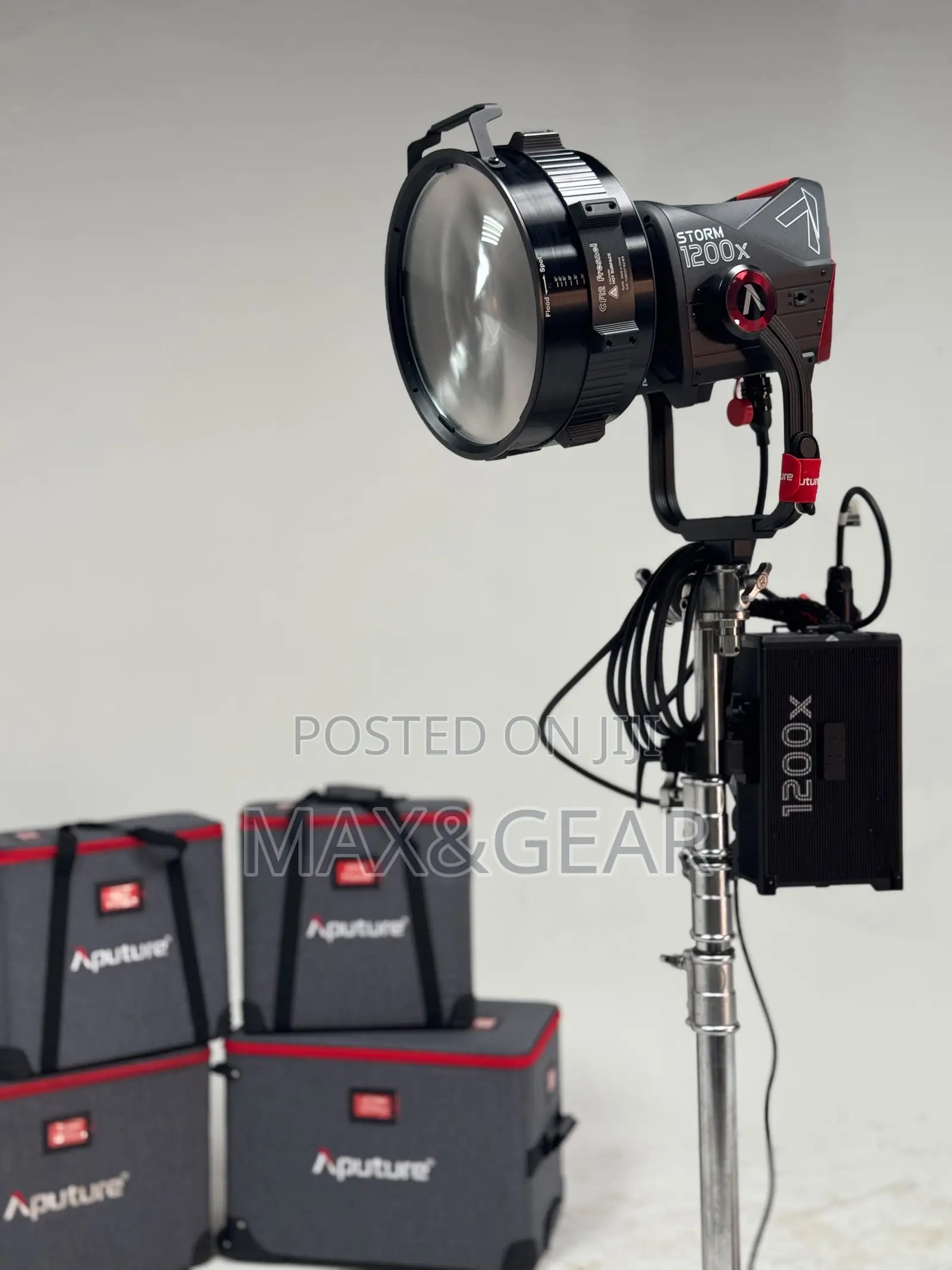 Aputure STORM 1200X + Fresnel C12 for Rent- Cinema Equipment for Rent