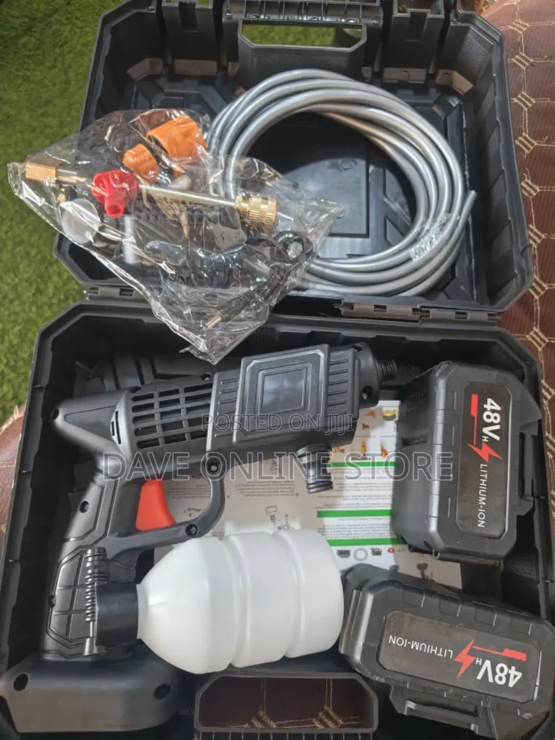 Cordless 48V Portable Electric Pressure Washer Gun Kit