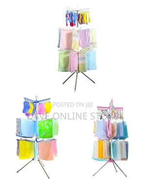 Folding Clothes Drying Rack 3-Tier Indoor Outdoor Space