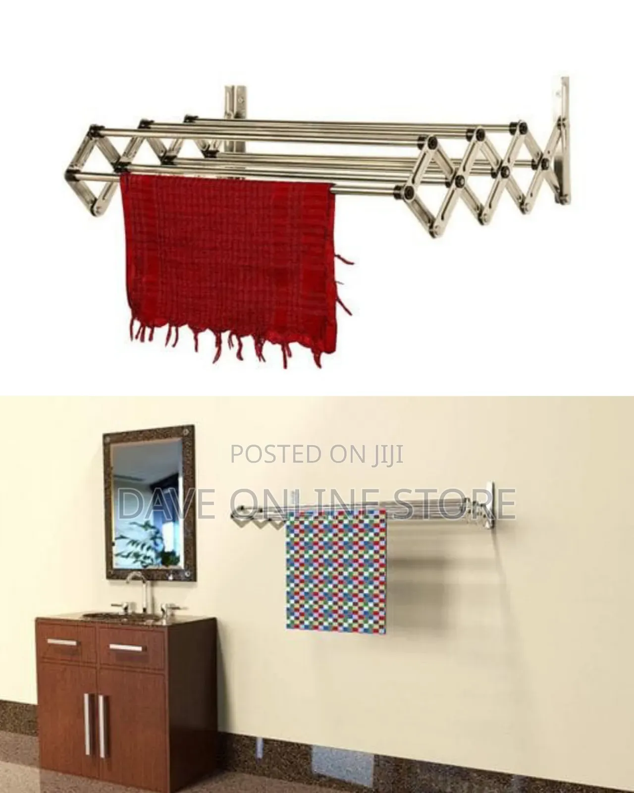 Stainless Steel Indoor Outdoor Folding Modern Space Saver Minimiser