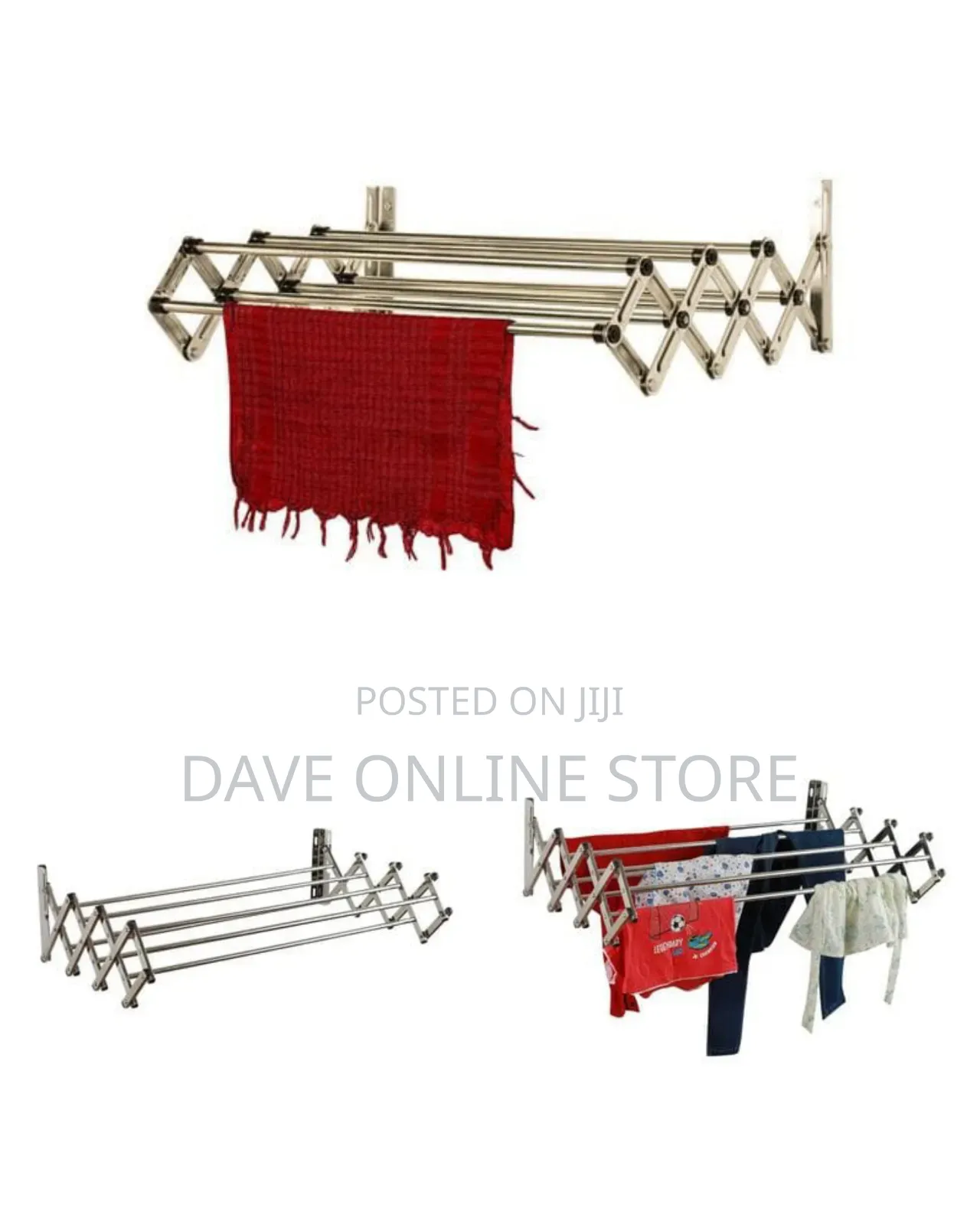 Stainless Steel Indoor Outdoor Folding Modern Space Saver Minimiser