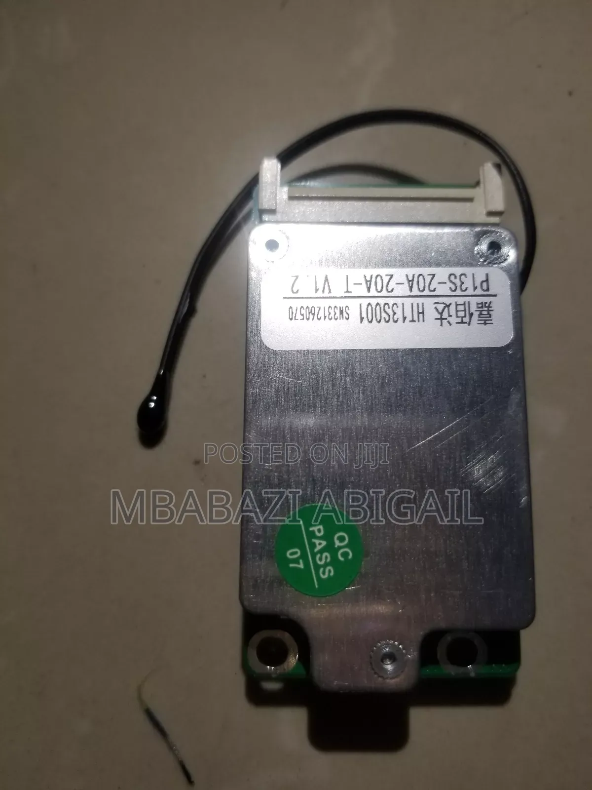 Hardware BMS 13S, 20A, 48v/54v for E~Bikes, E~Scooters, Power Stations