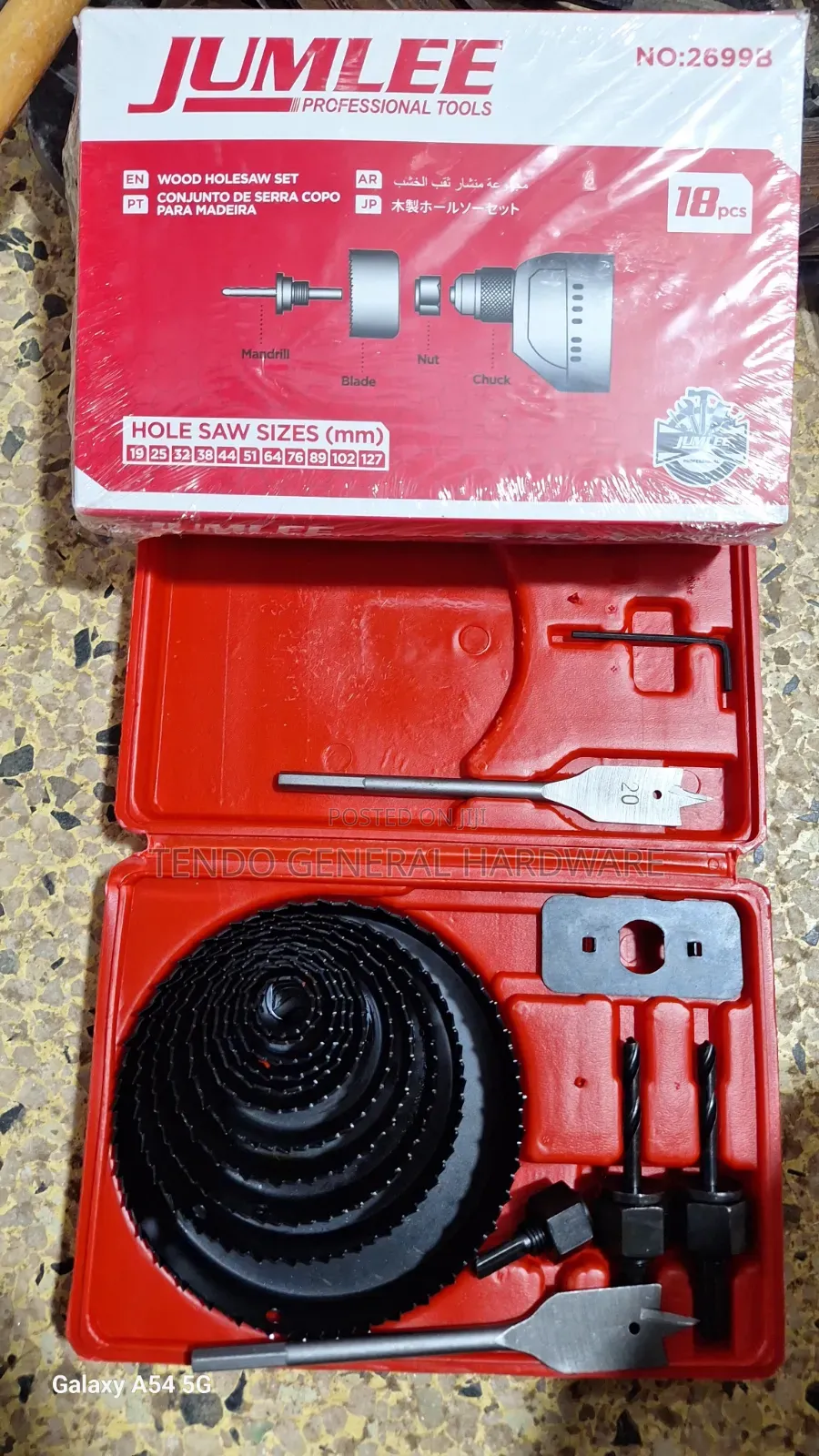Hole Saw Set 18pcs (Jumlee)