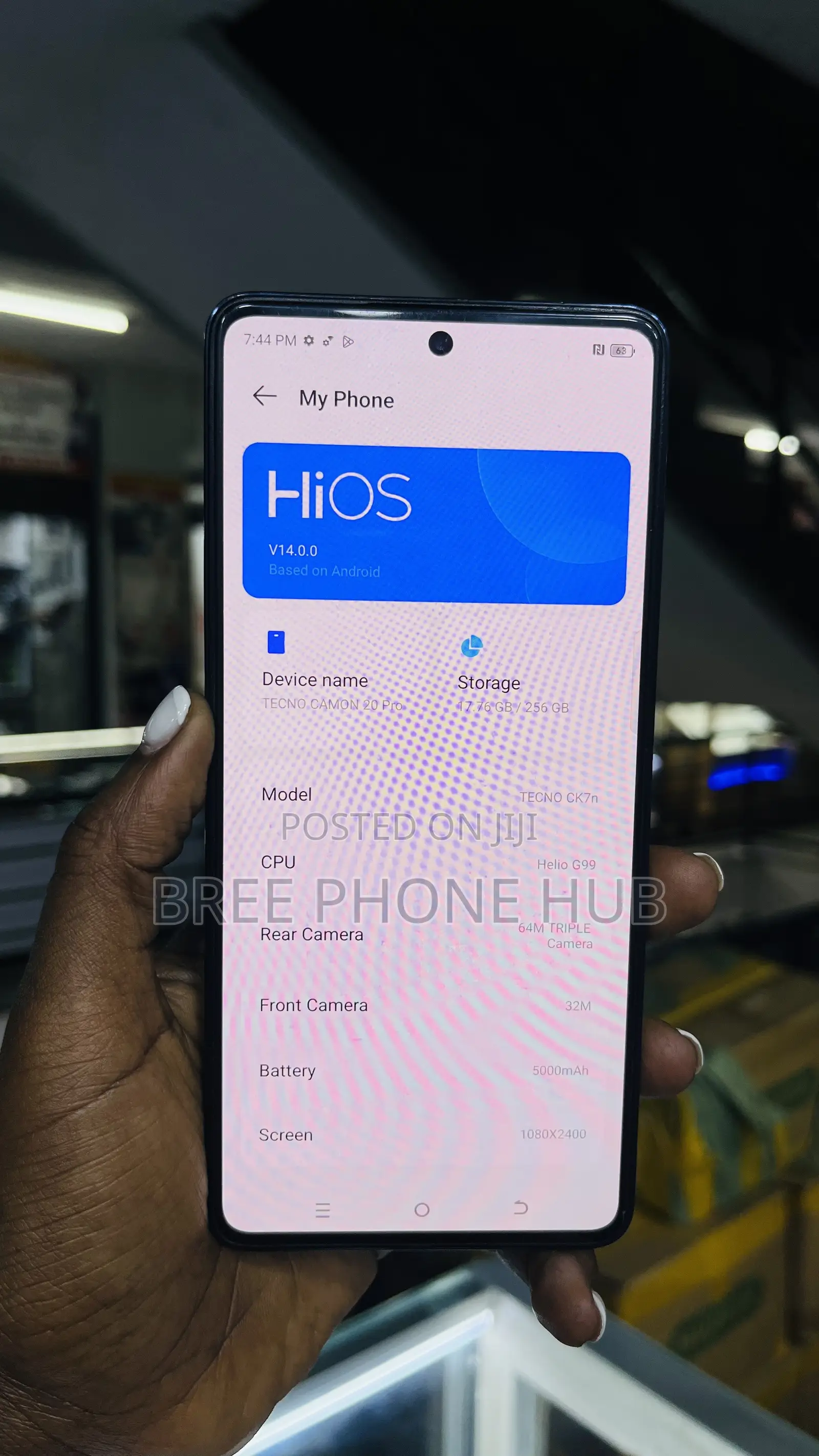 Tecno Camon 20 Pro 256 GB Black