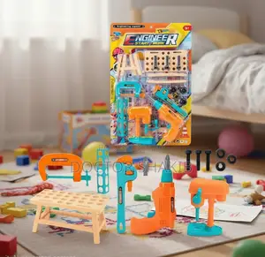 Children's Plastic Construction and Toy Tool Set