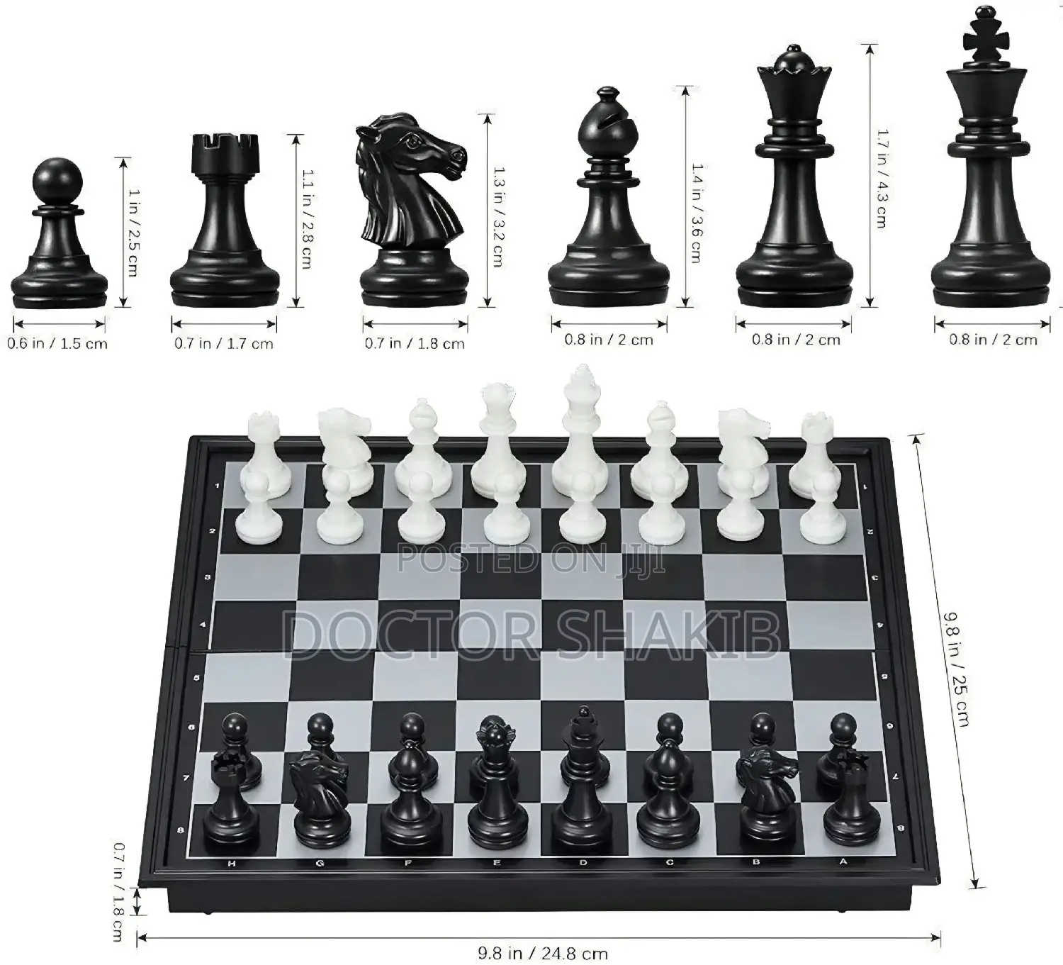 Magnetic Chess Board Game