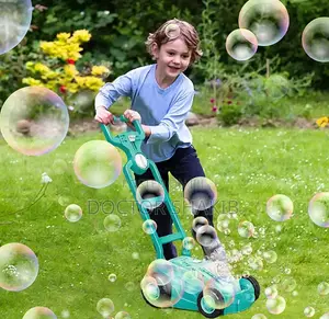 Automatic Bubble Blowing Mower With Bubble Bottle