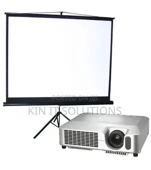 Tripod Projector Screen Plus Stand (240*240cm)