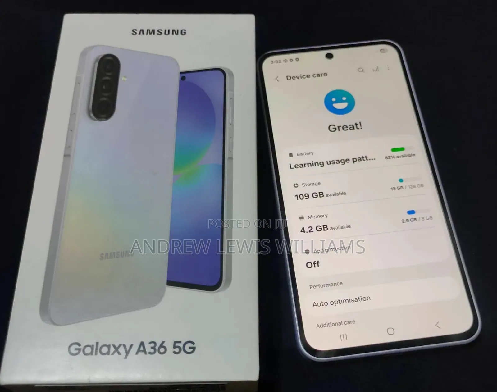 New Samsung Galaxy A36 256 GB White