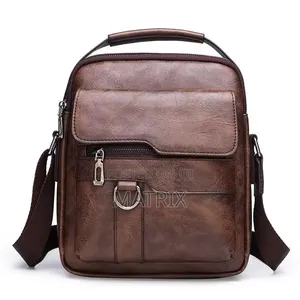 Crossbody Bag for Men | Leather Shoulder Messenger Bag