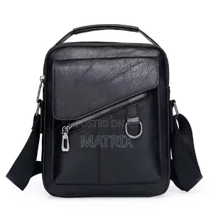 Crossbody Bags for Men | Brown Genuine Leather Messenger Bag
