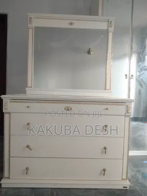 Dressing Mirror in White Its Rockes and Keys