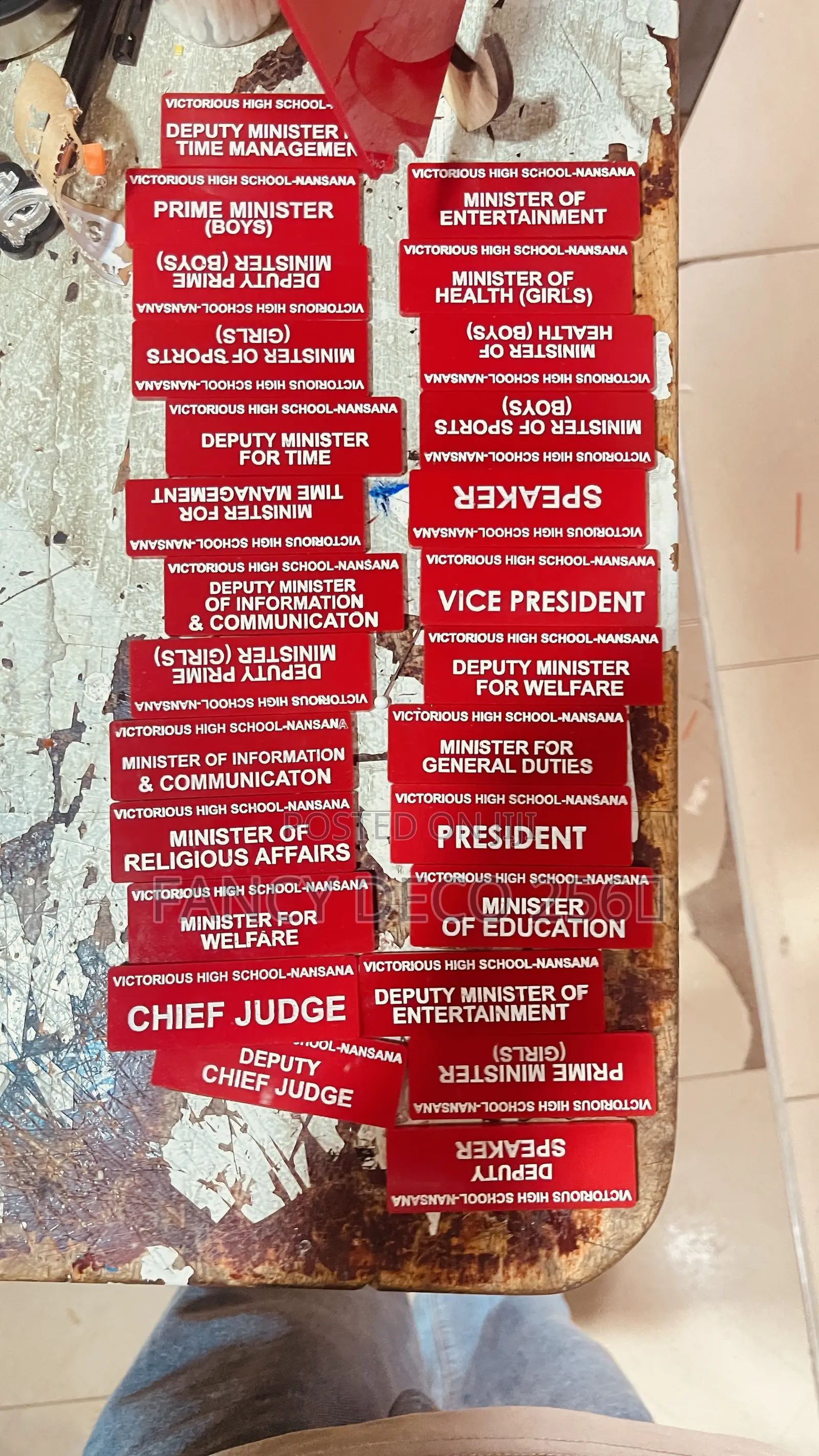 Acrylic Name Tags