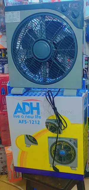ADH 12-Inch Compact Portable Electric Fan (Model AFS-1212),
