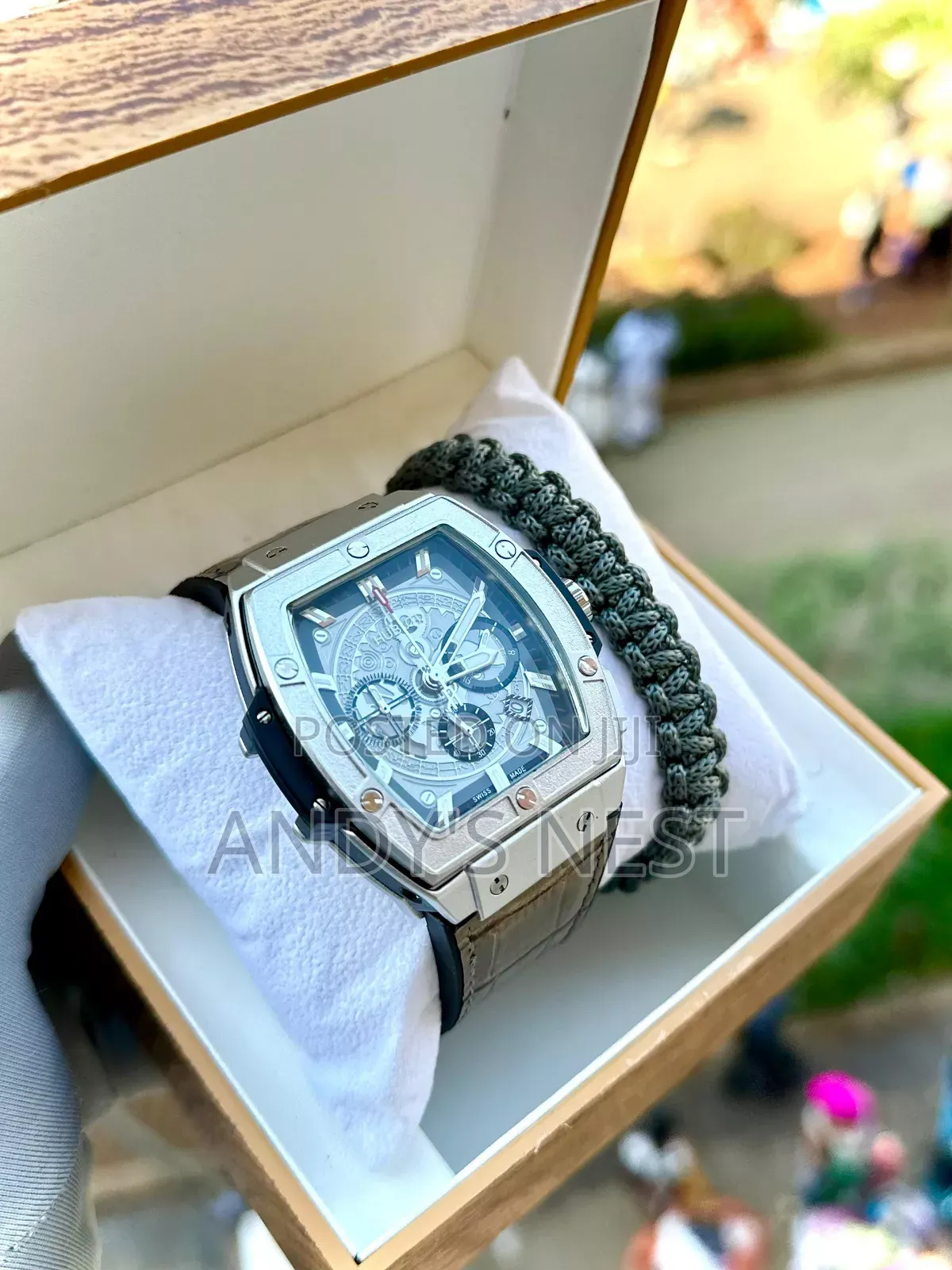 Hublot Geneva Men's Watch With a Bangle