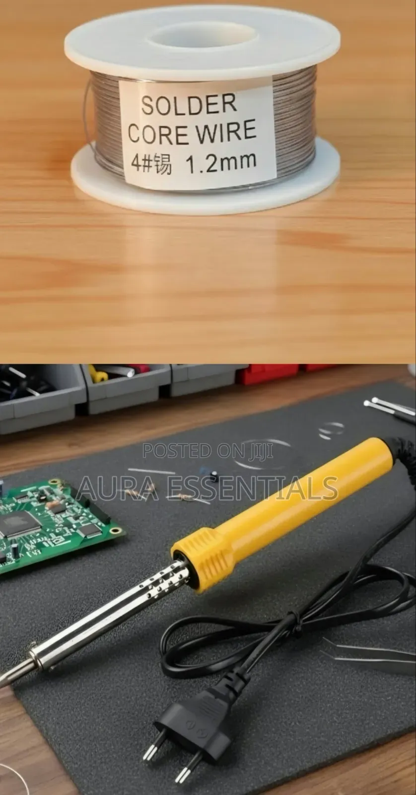 2 in 1Electric Soldering Iron and Solder Core Wire