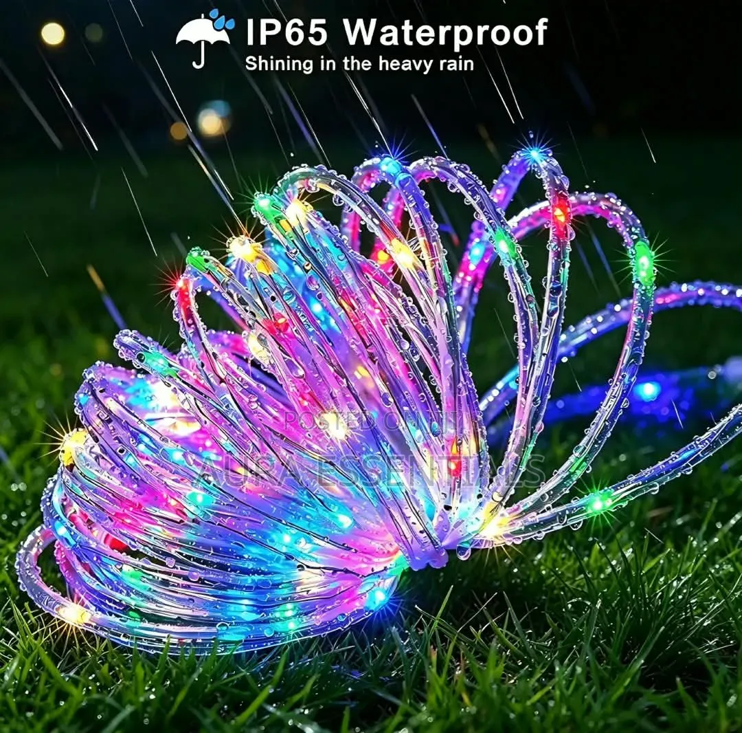 10metres Outdoor Waterproof Solar Rope Light