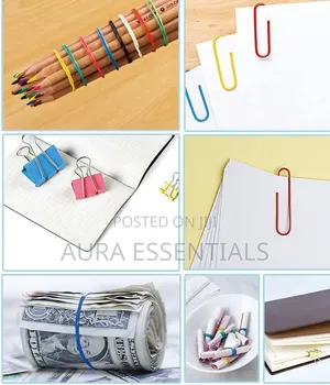 240Pcs Binder Clips Kit