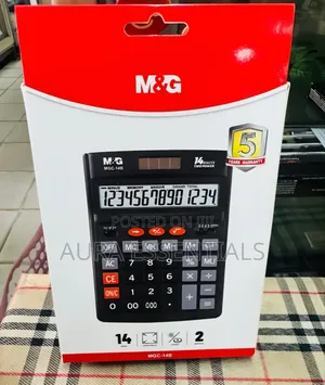 M G 14-Digit Desktop Business Calculator