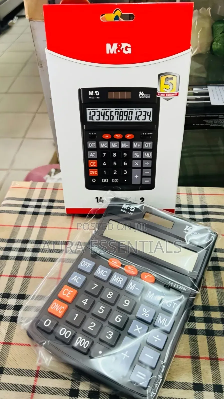 M G 14-Digit Desktop Business Calculator