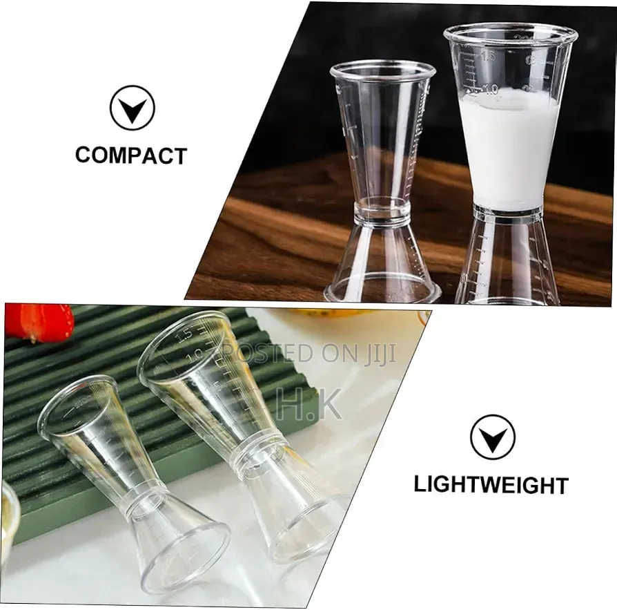 Reusable Measuring Cups for Bar Cocktail Measuring