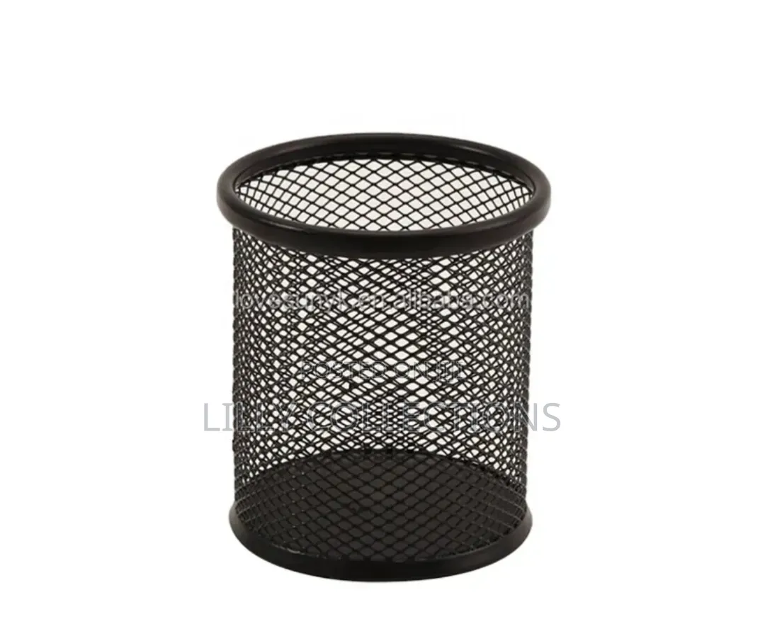 Round Mesh Pencil Holder
