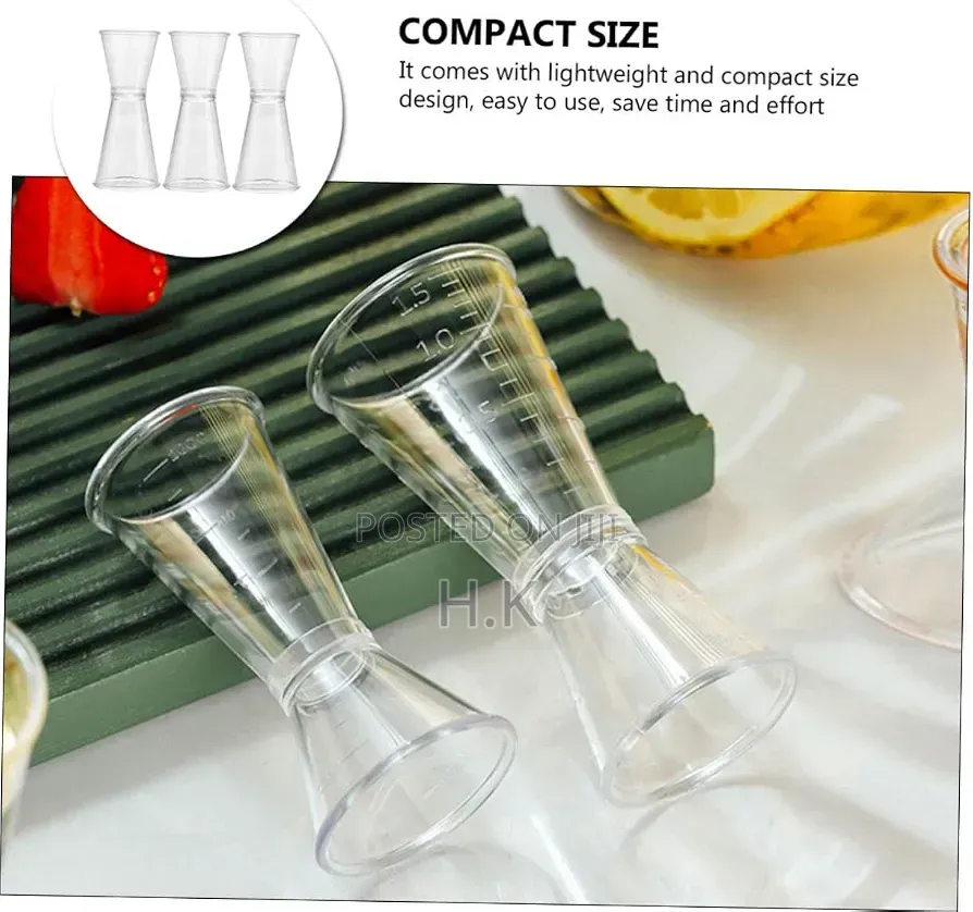 Reusable Measuring Cups for Bar Cocktail Measuring