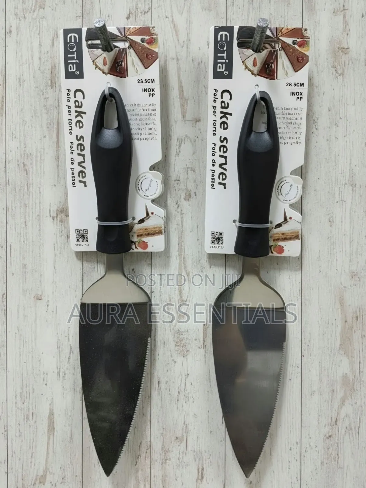 2pcs Stainless Steel Cake Servers