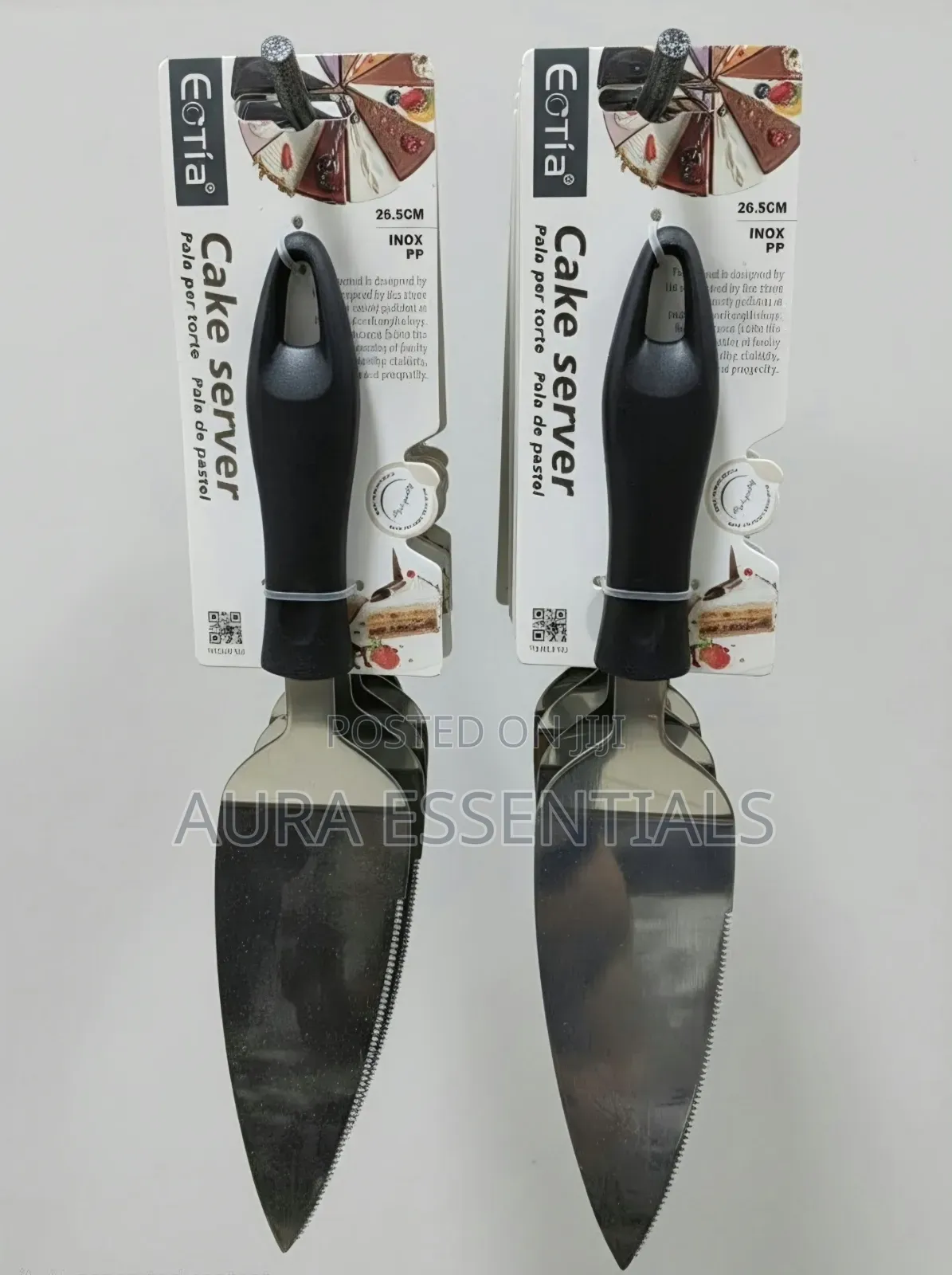 2pcs Stainless Steel Cake Servers