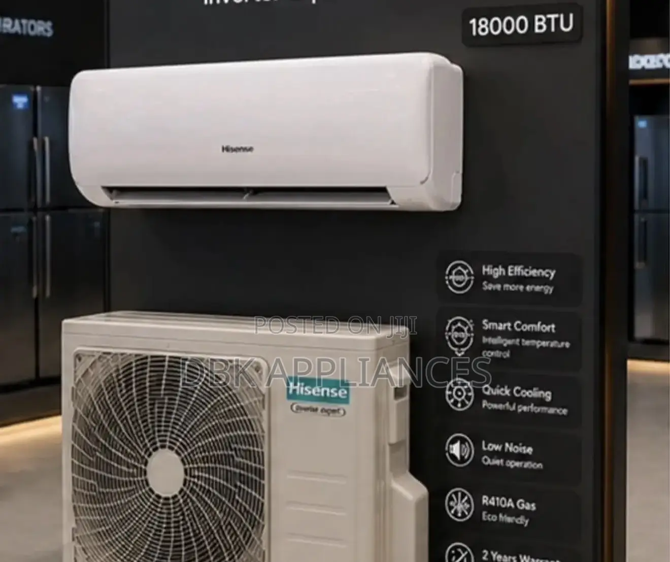 Hisense 18000 Btu Air Conditioners 4 Offices Homes