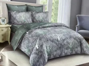 6x6 10-Piece Luxury Duvet and Curtain Set