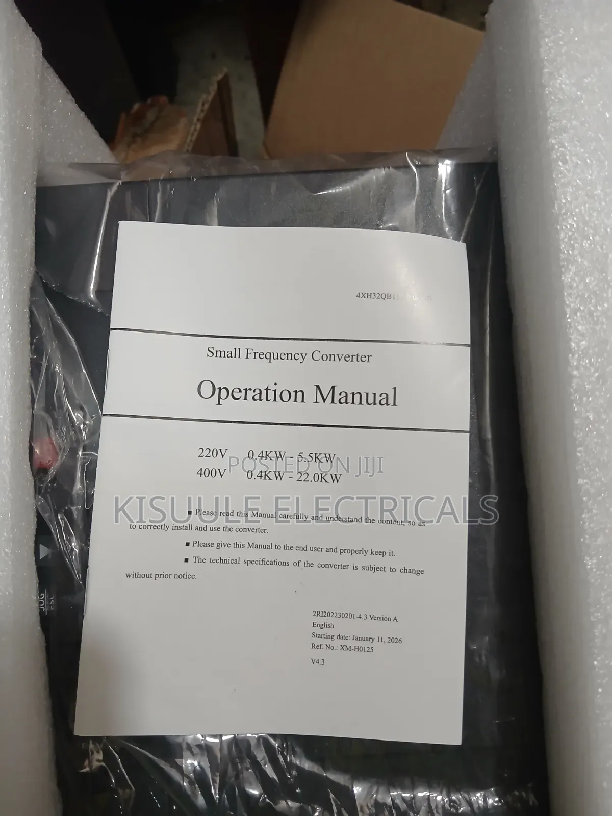 VFD Variable Frequency Drive 2.2kw 380vac