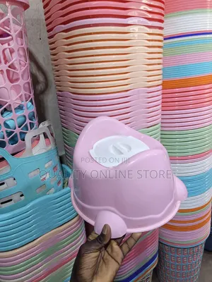 Pink Plastic Baby Potty Plastic Baby Potty