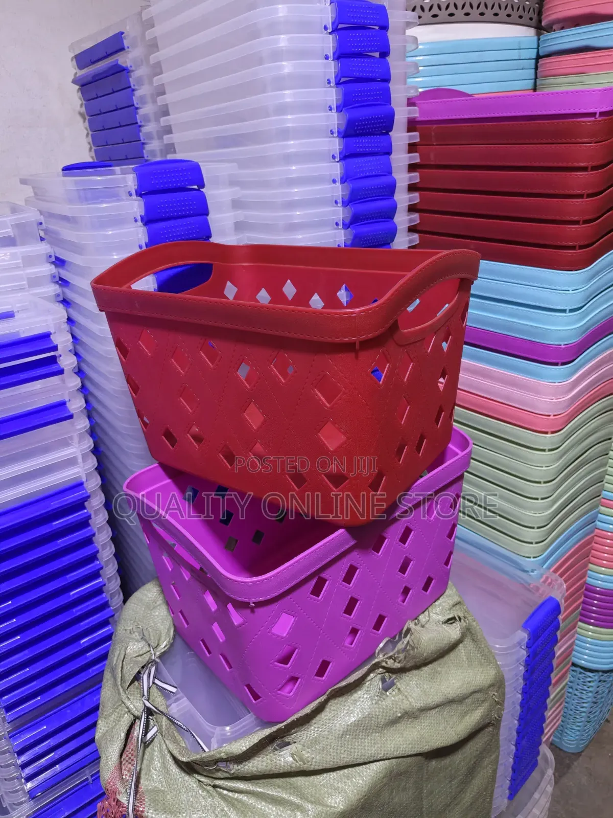 Plastic Basket Organizer Plastic Basket