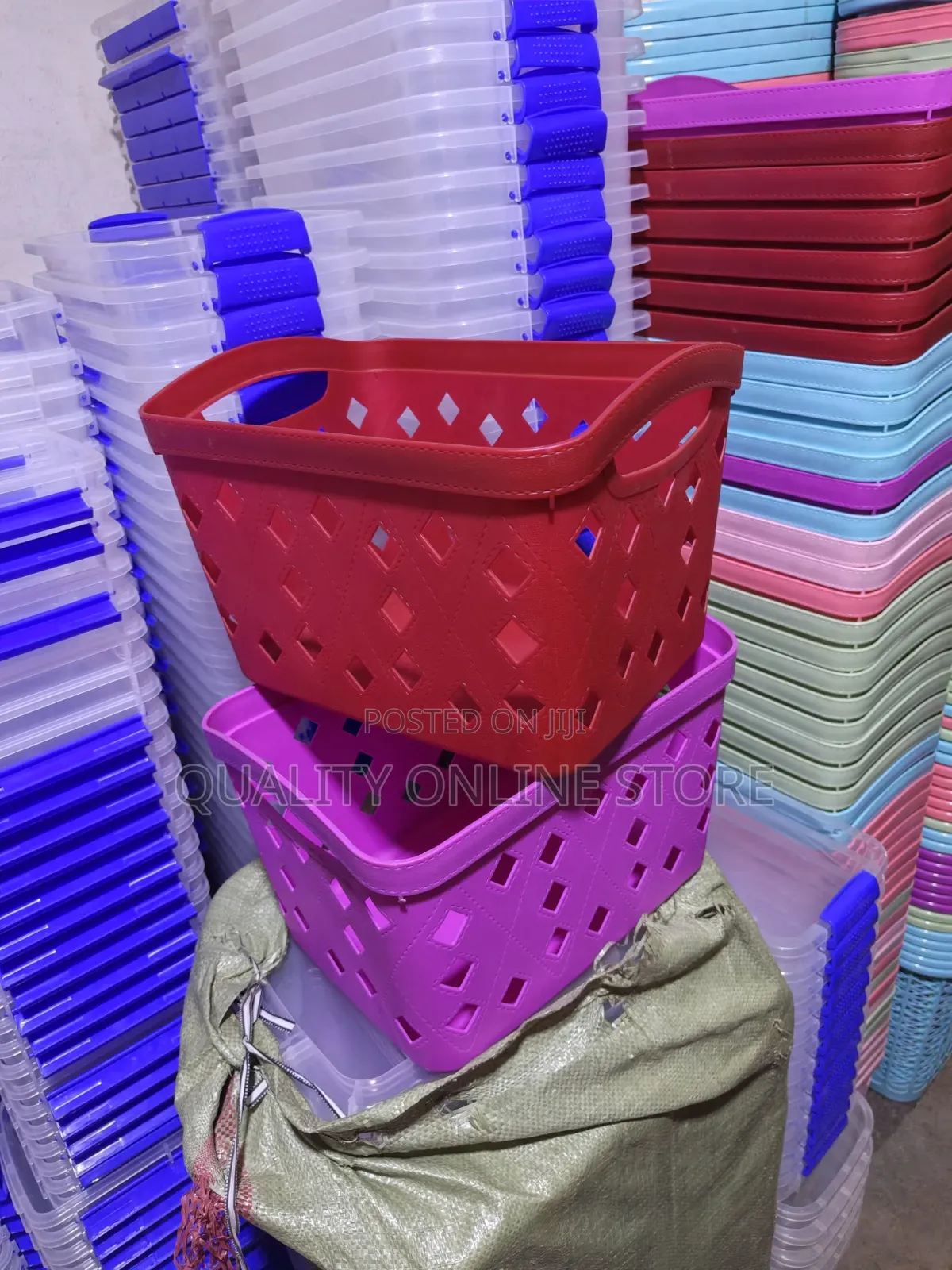 Plastic Basket Organizer Plastic Basket