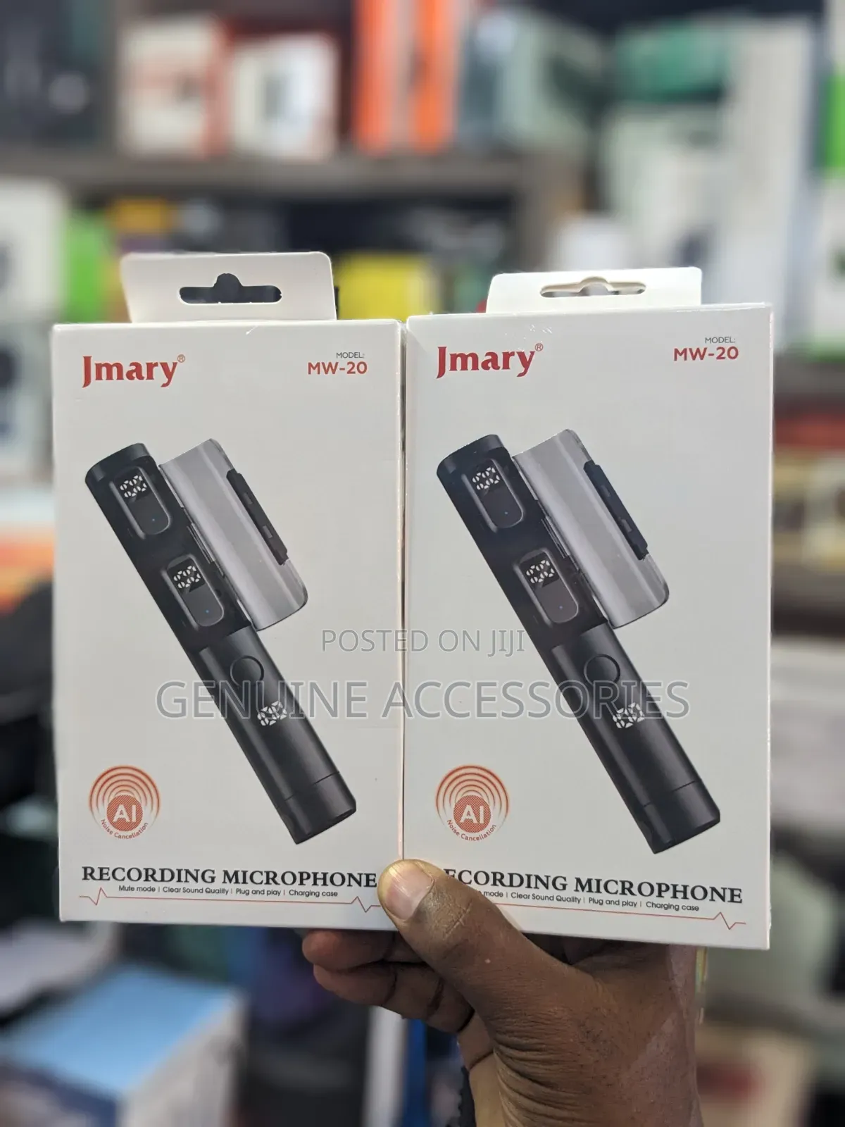 Jmary MW-20 Dual Wireless Microphone With ANC