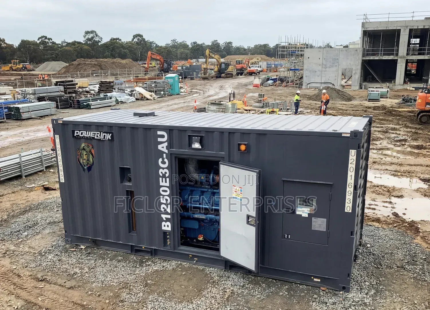 Generators for Construction Sites Large Projects
