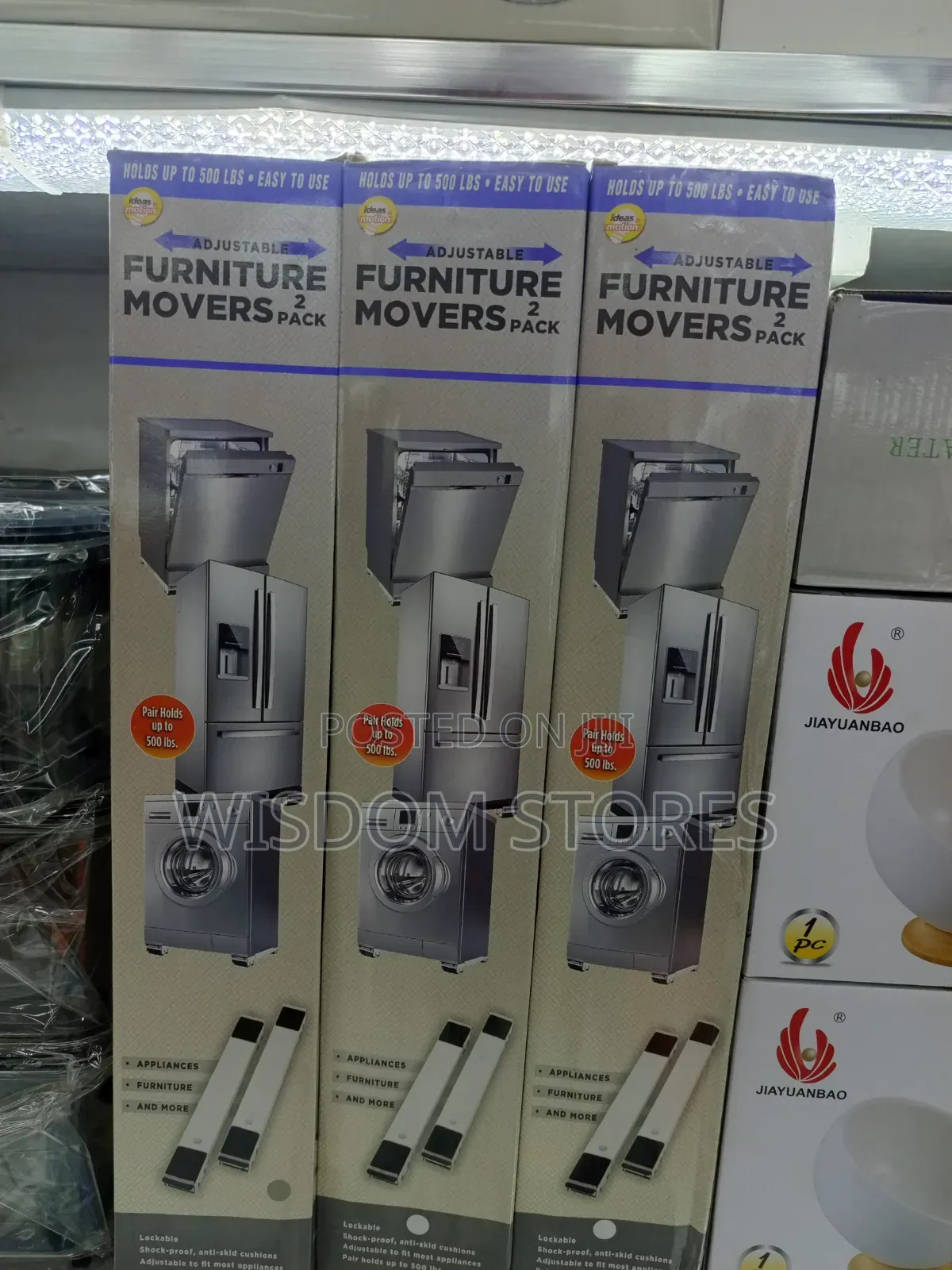Adjustable Furniture and Appliance Roller Movers