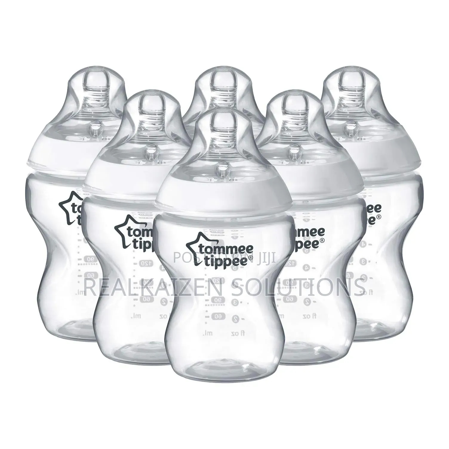 Tommee Tippee Closer to Nature 260ml Easivent Bpa-Free Feeding Bottles