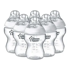 Tommee Tippee Closer to Nature 260ml Easivent Bpa-Free Feeding Bottles